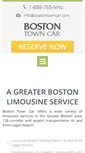 Mobile Screenshot of bostontowncar.com